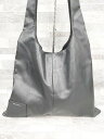 ◇ Θ shiki tokyo センセティック レザー マルシェバッグ トート バッグ ブラック メンズ P 【中古】