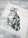 ◇ Θ jubilee 猫 キャット クッションカバー ベージュ P 【中古】