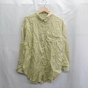◇ ⊂ NATURAL BEAUTY BASIC 長袖 シャツ サイズM グリーン系 レディース E 【中古】(4)