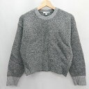 ◇ ⊇ UNIQLO ユニクロ ウール混合 長袖 ニット サイズXS グレー レディース E 【中古】