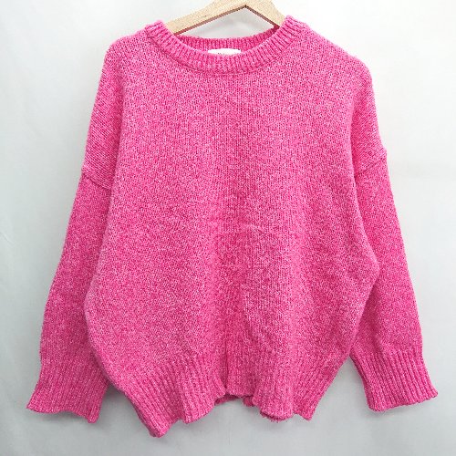 ■ ⊇ Shelly island シェリーアイランド 長袖 ニット サイズ表記なし ピンク レディース E 【中古】 ■ ⊇ Shelly island シェリーアイランド 長袖 ニット サイズ表記なし ピンク レディース E 【中古】