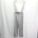 ◇ ⊇ Ray BEAMS レイ ビームス ウエストゴム サロペット サイズM グレー レディース E 【中古】(4)