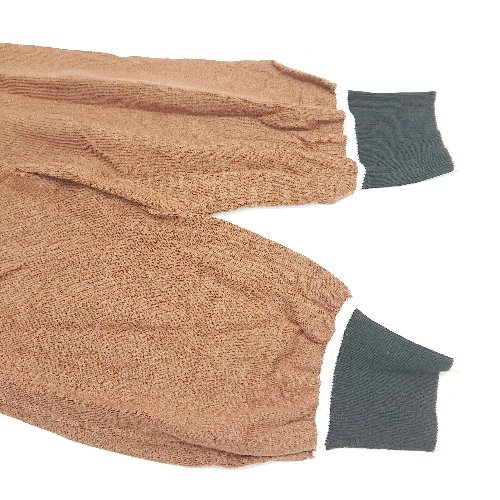 ◇ ⊇ natural couture ナチュラルクチュール 長袖 ロング丈 ワンピース サイズF ブラウン レディース E 【中古】