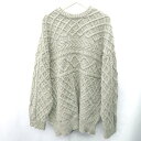 ◇ ⊇ select MOCA セレクト モカ 長袖 セーター サイズF グリーン系 レディース E 【中古】
