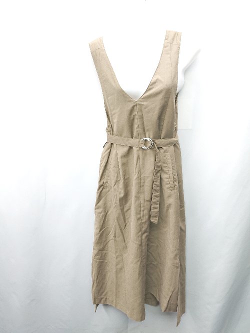 ◇ ⊂ ZAMPA ザンパ ノースリーブ マキシ ワンピース サイズM カーキ レディース E 【中古】