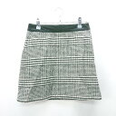 ◇ ⊇ JACK WILLS グレンチェック マイクロ ミニ 台形 スカート サイズ6 ブラック レディース E 【中古】
