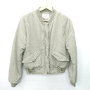 ◇ ⊇ snidel スナイデル ウール系 ファータヌキ 長袖 ダウンジャケット サイズM カーキ系 レディース E 【中古】