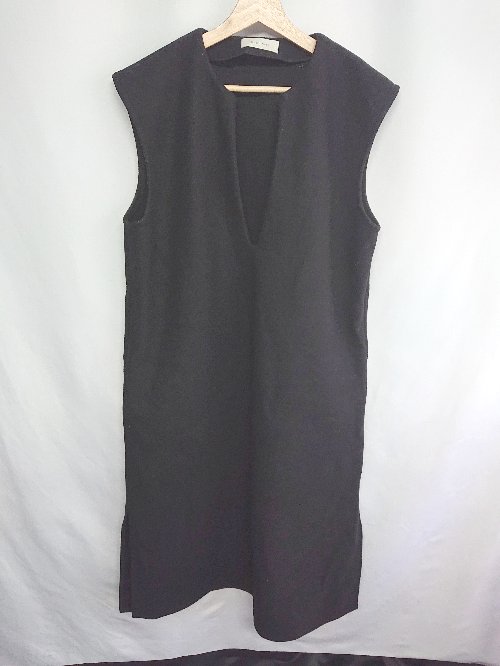 ◇ ⊂ SELECT MOCA セレクトモカ ノースリーブ ロング丈 ワンピース サイズF ブラック系 レディース E 【中古】