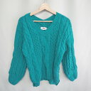 ◇ ⊇ AZUL BY MOUSSY アズール 長袖 ニット セーター サイズM グリーン系 レディース E 【中古】(4)
