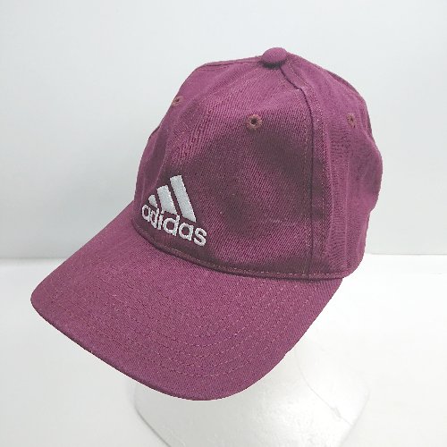 ◇ Θ adidas アディダス キャップ ワインレッド系 サイズONE レディース E 【中古】 ◇ Θ adidas アディダス キャップ ワインレッド系 サイズONE レディース E 【中古】