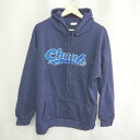 ◇ ⊇ INOLVE イノルブ ロゴ刺繍 長袖 スウェットトレーナー サイズXL ネイビー系 レディース E 【中古】(4)