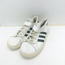 ◇ Θ adidas アディダス GW6521 キッズ ローカットスニーカー サイズ22 ホワイト ブラック 男の子 E 【中古】(4)