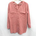 ◇ ⊇ Ray BEAMS レイビームス 長袖 シャツ サイズ表記なし オレンジ系 レディース E 【中古】