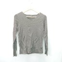 ◇ ⊇ N. エヌドット ストレッチ素材 長袖 パーカー サイズM グレー系 レディース E 【中古】