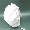 ◇ Θ MILKFED ミルクフェド コットン100% 紐開閉 巾着ハンドバッグ ピンク レディース E 【中古】