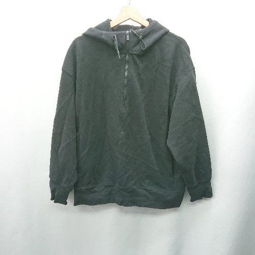 ◇ ⊇ UNIQLO ユニクロ +J 長袖 パーカー サイズL ブラック系 レディース E 【中古】 ◇ ⊇ UNIQLO ユニクロ +J 長袖 パーカー サイズL ブラック系 レディース E 【中古】