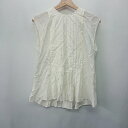 ◇ ⊂ DES PRÉS デ・プレ ブラウス サイズ36 アイボリー レディース E 【中古】(4)