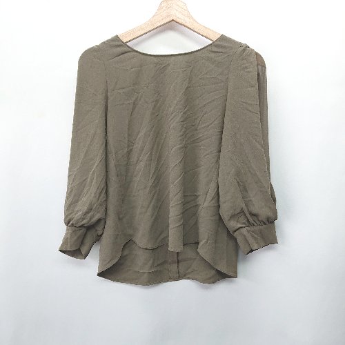 ◇ ⊂ Jewel Changes ジュエルチェンジズ 七分袖 カットソー サイズ　表記なし グリーン系 レディース E 【中古】