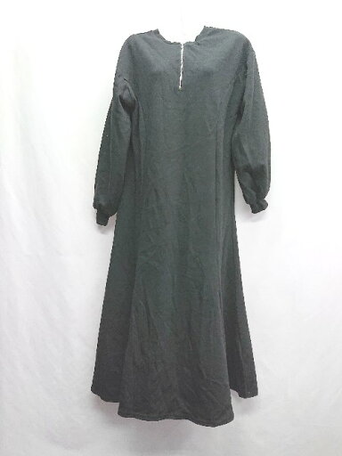 ◇ ⊂ tiptop ティップトップ コットン使用 長袖 膝丈 ワンピース サイズM ブラック レディース E 【中古】 ◇ ⊂ tiptop ティップトップ コットン使用 長袖 膝丈 ワンピース サイズM ブラック レディース E 【中古】
