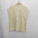 ◇ ⊇ A day in the life UNITED ARROWS ハイネック - ニットベスト 表記なし アイボリー レディース E 【中古】(4)