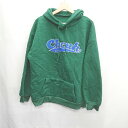 ◇ ⊇ INOLVE イノルヴ 長袖 パーカー サイズXL グリーン系 レディース E 【中古】