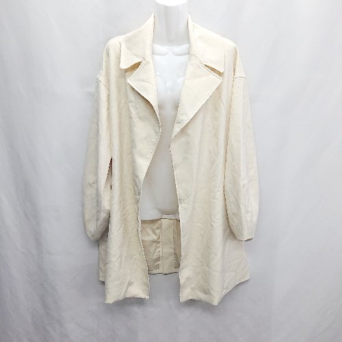 ◇ ⊇ eimy ベルト付属 長袖 コート サイズF オフホワイト レディース E 【中古】 ◇ ⊇ eimy ベルト付属 長袖 コート サイズF オフホワイト レディース E 【中古】