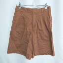 ◇ ⊂ green label relaxing UNITED ARROWS ハイウエスト ハーフパンツ サイズ38 ブラウン レディース E 【中古】(4)