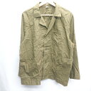 ◇ ⊇ PAR ICI パーリッシィ 綿 長袖 シャツ サイズF カーキ系 レディース E 【中古】(4)