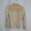 ◇ ⊂ Clice de Paris クリシェドゥパリス 長袖 ブラウス サイズ ONE SIZE ベージュ系 レディース E 【中古】