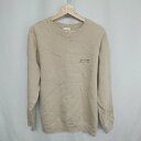 ◇ ⊇ BEAUTY&YOUTH UNITED ARROWS クルーネック 長袖 トレーナー サイズL ベージュ系 レディース メンズ E 【中古】