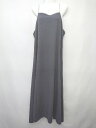 ◇ ⊂ classicalelf 配色 パイピング ロング キャミ ワンピース サイズXL グレー レディース P 【中古】