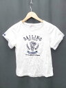 ◇ ⊂ mezzo piano メゾピアノ Junior くま キッズ 半袖 Tシャツ カットソー サイズM ホワイト 女の子 P 【中古】