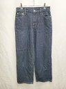 ◇ Θ URBAN RESEARCH Sonny Label ワイド ジーンズ デニム パンツ サイズ25 ネイビー レディース P 【中古】