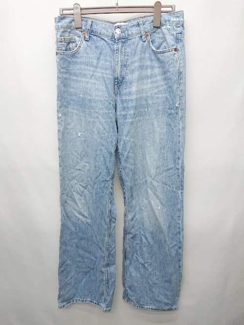 ◇ Θ ZARA ザラ ダメージ ジーンズ デニム パンツ EUR40 USA8 ブルー メンズ P 【中古】