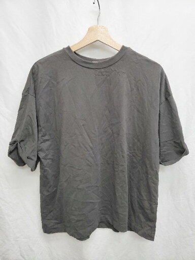 ◇ ⊂ Mila Owen ミラ オーウェン ゆったり 半袖 Tシャツ カットソー サイズF グレー レディース P 【中古】 ◇ ⊂ Mila Owen ミラ オーウェン ゆったり 半袖 Tシャツ カットソー サイズF グレー レディース P 【中古】