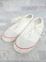◇ Θ FILA フィラ 1XM00978 スニーカー シューズ サイズ23.0cm ホワイト レディース メンズ P 【中古】