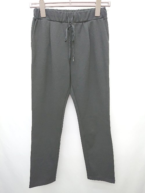 ◇ ⊇ STYLE DELI スタイルデリ テーパード イージーパンツ サイズ2 ブラック レディース メンズ P 【中古】