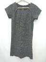 ◇ ⊇ ◎ Rue de Blis 半袖 ミニ ワンピース サイズ2 ブラック ホワイト系 レディース P 【中古】