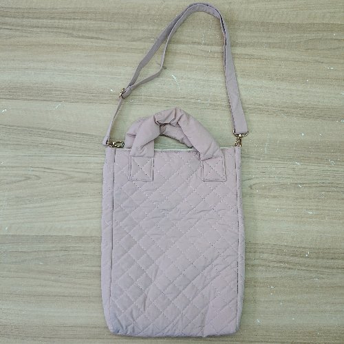 ◇ Θ Francfranc フランフラン キルティング 2way ハンド ショルダーバッグ ピンクベージュ レディース E 【中古】