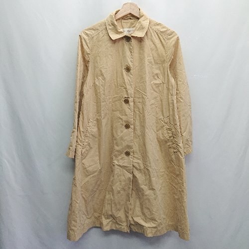 ◇ ⊇ CHILD WOMAN チャイルドウーマン コットン系 長袖 ガウン サイズM ベージュ レディース E 【中古】