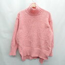 ◇ ⊇ Aunt Marie's アントマリーズ ニット素材 ハイネック 長袖 セーター サイズM ピンク レディース E 【中古】(4)