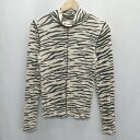 ◇ ⊇ SLY スライ ゼブラ柄 ハイネック 長袖 カットソー サイズ 1 ベージュ系 レディース E 【中古】(4)