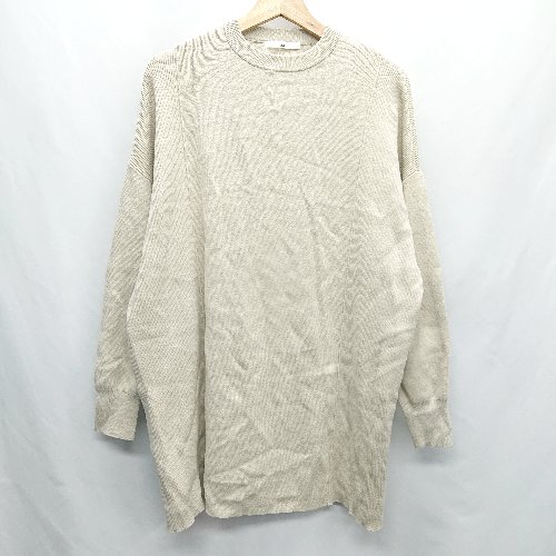◇ ⊇ SLY スライ 長袖 ロングニット サイズ1 ベージュ レディース E 【中古】