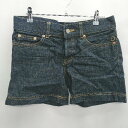 ◇ ⊂ DRESSTERIOR ドレステリア デニムショートパンツ サイズ38 インディゴブルー レディース E 【中古】