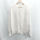 ◇ ⊇ Chaco closet チャコクローゼット ニット素材 長袖 セーター サイズM アイボリー系 レディース E 【中古】(4)