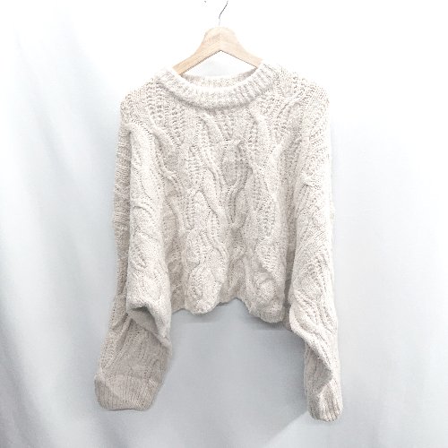 ◇ ⊇ select MOCA セレクトモカ ウール素材 長袖 ニット サイズM ベージュ系 レディース E 【中古】 ◇ ⊇ select MOCA セレクトモカ ウール素材 長袖 ニット サイズM ベージュ系 レディース E 【中古】