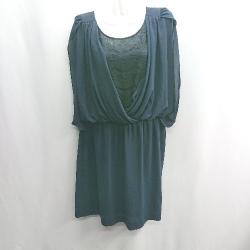 ◇ ⊂ green label relaxing - 膝下丈 ワンピース 表記なし ネイビー レディース E 【中古】