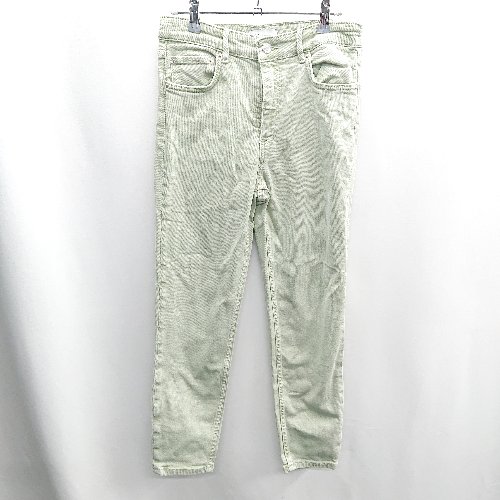 ◇ ⊇ ZARA ザラ コットン系 ウエストゴム デニムパンツ サイズM ミント レディース E 【中古】 ◇ ⊇ ZARA ザラ コットン系 ウエストゴム デニムパンツ サイズM ミント レディース E 【中古】