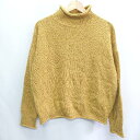 ◇ ⊇ Libra Cue 長袖 ハイネックニット サイズF マスタード レディース E 【中古】