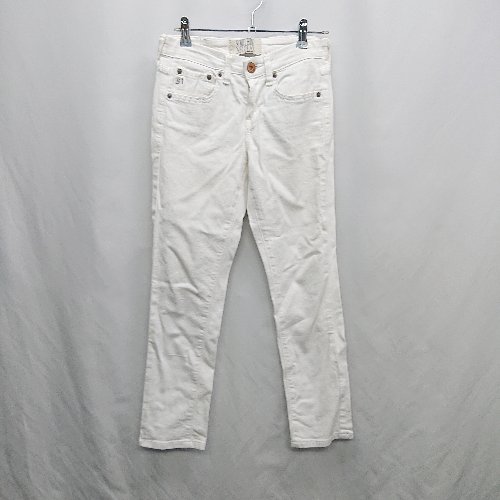 ◇ Θ SOMETHING EDWIN サムシングエドウィン 綿混合 デニム サイズXXS ホワイト系 メンズ E 【中古】